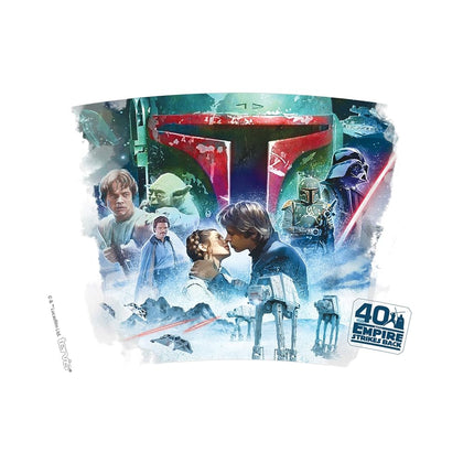 Vaso térmico aislante Tervis Made in USA de doble pared de Star Wars que mantiene las bebidas frías y calientes, 473 ml, collage 40.º aniversario del Imperio