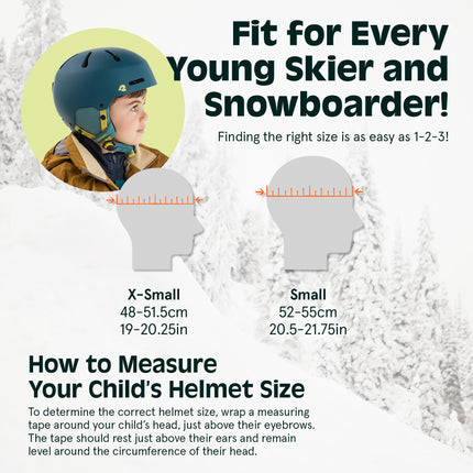 Retrospec Comstock Youth Ski & Snowboard Helmet for Kids - Durable ABS Shell, Protective EPS Foam & Cooling Vents - Adjustable Fit for Boys & Girls - Matte Black, 48-51cm X-Small (4794)