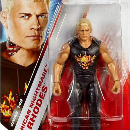 Mattel Cody Rhodes collectible 6-inch WWE action figure with 10 points of articulation and a realistic look