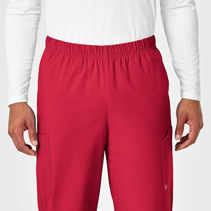 WonderWink Multi-Cargo Pant, Red, Large