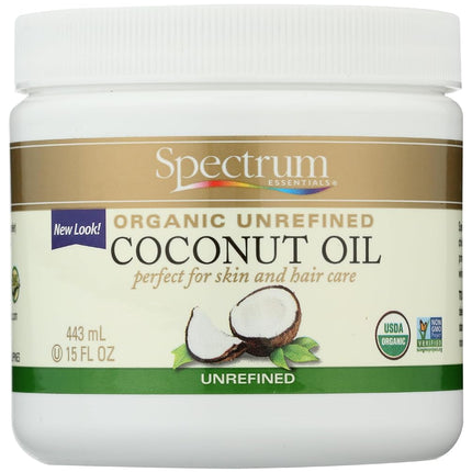 Spectrum Essential Unrefined Organic Coconut Oil B