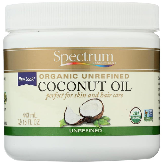 Spectrum Essential Unrefined Organic Coconut Oil B