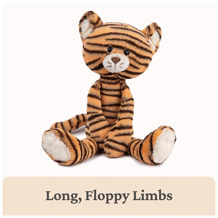 GUND Take-Along Friends, Effe Tiger Plush Stuffed Animal for Ages 1 and Up, Orange/Black, 15"