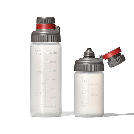 Ensemble de trois bouteilles souples étanches OXO Outdoor, 177 ml