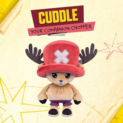 One Piece Large Plush Chopper, 12-Inch Soft Collectible Toy