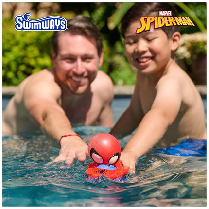 Swimways Marvel Spidey Air Boat, Pool Accessories & Pool Toys for Kids, Spiderman Party Supplies & Bath Toys for Kids Ages 4+