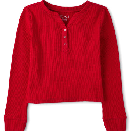 The Children's Place Girls' Basic Long Sleeve Ther