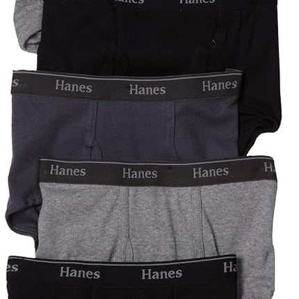 Hanes Ultimate Paquete de 6 calzoncillos clásicos de corte completo para hombre, surtido, mediano