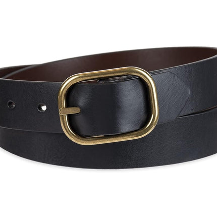 Ceinture réversible Dickies pour femme, marron/noir, moyenne
