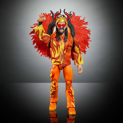 Mattel WWE Ultimate Edition Action Figure Seth Rollins Fan TakeOver Collectible with Interchangeable Accessories, Extra Heads & Swappable Hands, HVV71