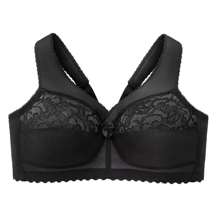 Glamorise MagicLift Original Support Wirefree Bra 1000 (Women's & Women's Plus) Black