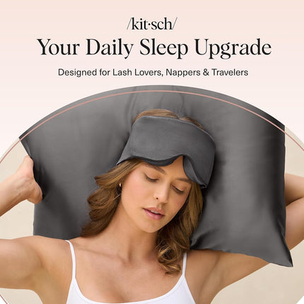 Kitsch Contour Pillow Eye Mask - Charcoal