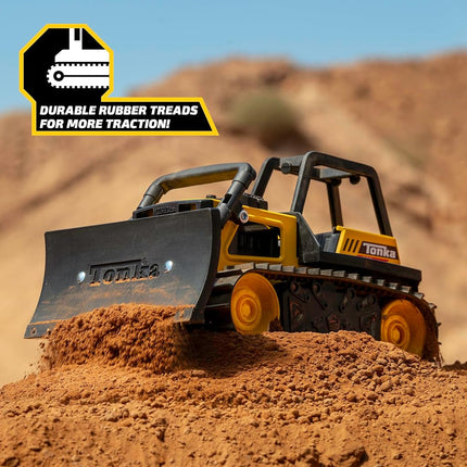 Tonka - Steel Classics Bulldozer, Frustration-Free Packaging (FFP)