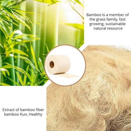 Elvissmart Ultra Soft Bamboo Toilet Paper, 200 Sheets/Roll-3600 Total Bath Tissue