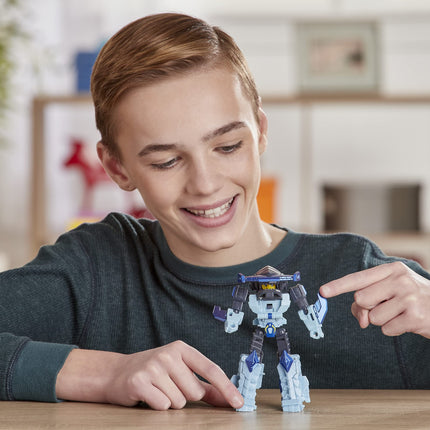 Transformers Toys Bumblebee Cyberverse Adventures Dinobots Unite Figura de ataque de acción Hammerbyte clase guerrero, 6 años en adelante, 13.7 cm