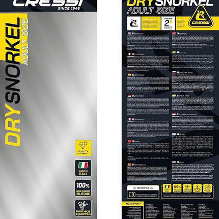 Cressi Itaca Ultra Dry, Black/Blue