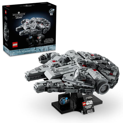 LEGO Star Wars: A New Hope Millennium Falcon 25th Anniversary Buildable Starship Model, Collectible Star Wars Home D�cor, Building Set for Adults, Gift Idea for Star Wars Fans, 75375