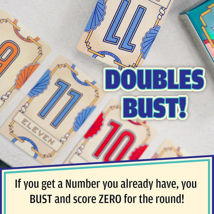 USAopoly | Flip 7 | The Ultimate Push-Your-Luck Card Game