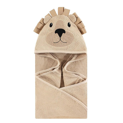 Hudson Baby Unisex Baby Cotton Animal Face Hooded 