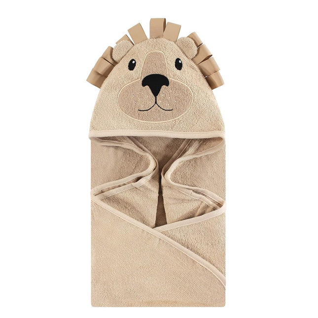 Hudson Baby Unisex Baby Cotton Animal Face Hooded 