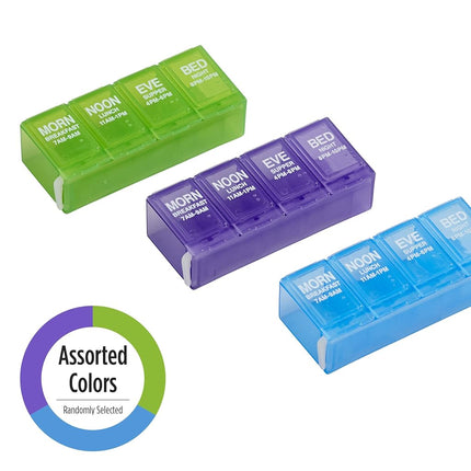 Ezy Dose Daily Locking Pill Organizer and Planner │Secure Prescription Medications │ Prevent Accidental Spilling