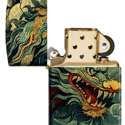 Zippo Lighter, Dragon Fusion Design