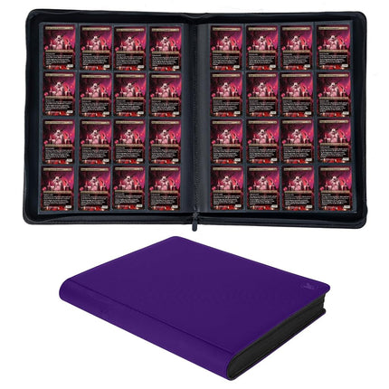 KUOOKING 1408+ Pockets Trading Card Binder (Purple