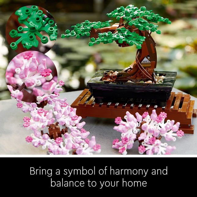 LEGO Bonsai Tree 10281 Building Kit, a Building Project to Focus The Mind with a Beautiful Display Piece to Enjoy, New 2021 (878 Pieces)