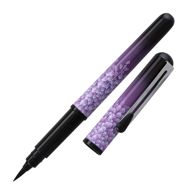 Pinceau de poche Pentel Arts Édition Limitée, Pinceau à encrer, Motif Glycine (GFKP3J1BPA)