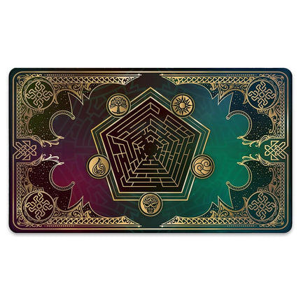 Paramint Lucid Dragon Blast (Stitched) - MTG Playmat - Perfect for Magic The Gathering, Pokemon, YuGiOh, Anime - TCG Card Game Table Mat - Durable, Thick, Cloth Fabric, Rubber Bottom by Daniel Ziegler