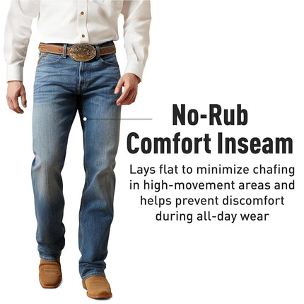 ARIAT Men's M2 Boot Cut Jean, Stretch Brandon, 38W / 34L