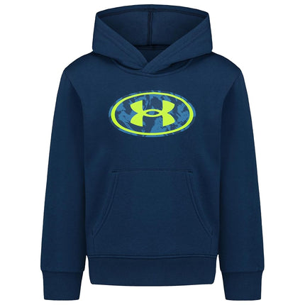 Under Armour Boys AF Big Logo Hoodie, Navy Blackou