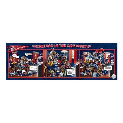 Casse-tête YouTheFan NFL New England Patriots Game Day in The Dog House 1000 pièces