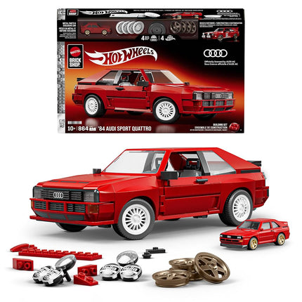 Mattel Brick Shop Hot Wheels '84 Audi Sport Quattr