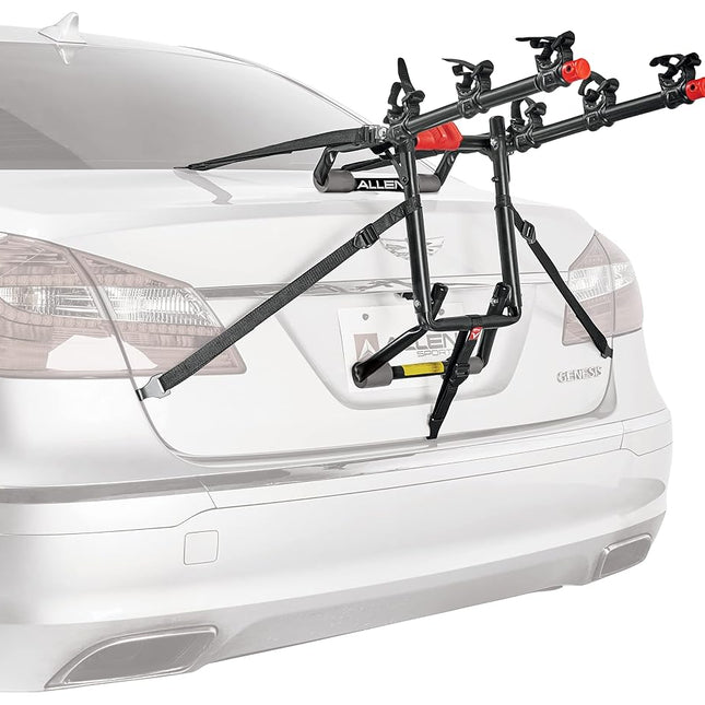 Allen Sports Deluxe+ 3-Bike Trunk Mounted Carrier,