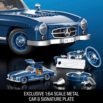 Mattel Brick Shop Hot Wheels Mercedes-Benz 300 SL Building Toy Kit
