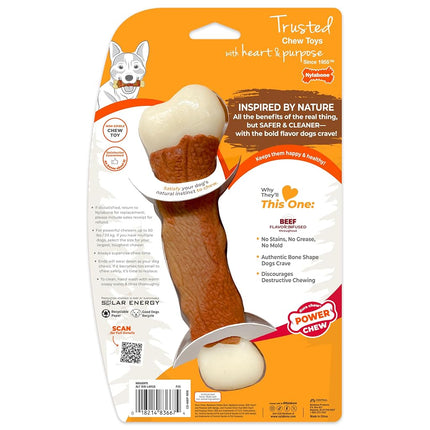 Nylabone Meaty Rib Alternative Dog Chew Toy, Beef