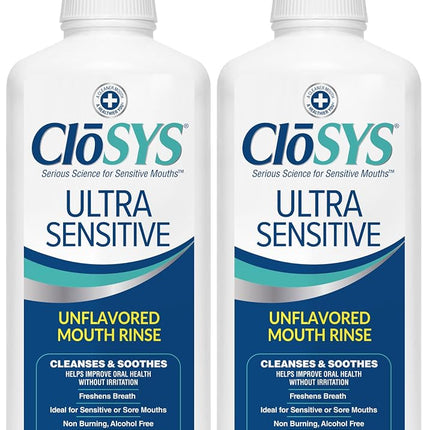 CloSYS Ultra Sensitive Antimicrobial Mouthwash, 32