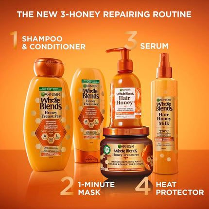 Garnier Hair Care Whole Blends Honey Treasures Repairing Shampoo 12.5 Fluid Ounce