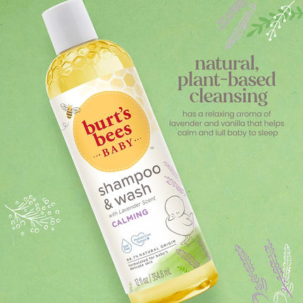 Burt's Bees Baby Bee Shampoo and Wash, Calming, 12 Fluid Ounces by Burt's Bees