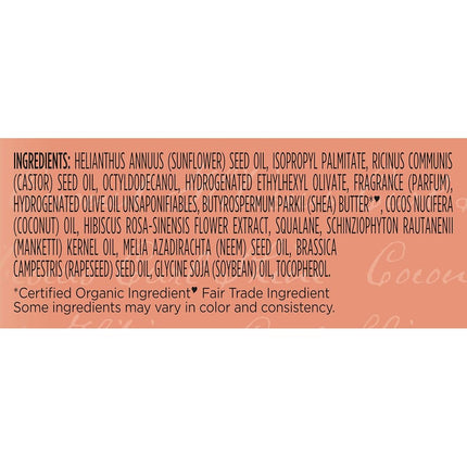 SheaMoisture Coconut & Hibiscus Hair Oil, Hydration & Anti-Frizz, for Curly, Coily & Wavy 97ML