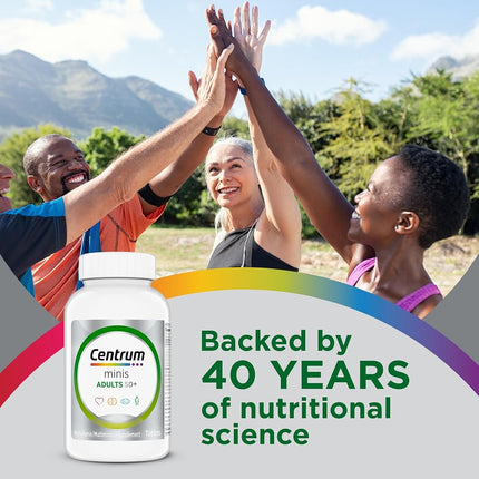 Centrum Minis Adult 50+ (320 Count) Multivitamin/multimineral Supplement Tablets, 320 Count