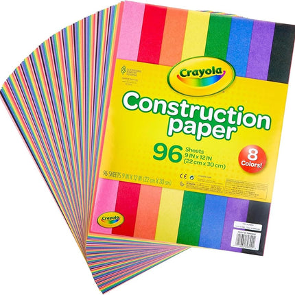 Crayola Construction Paper 96 Sheets - Pack of 2
