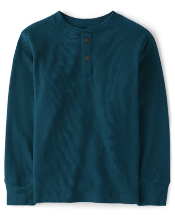 The Children's Place Boys' Long Sleeve Thermal Hen