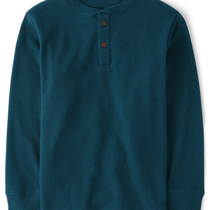 The Children's Place Boys' Long Sleeve Thermal Hen