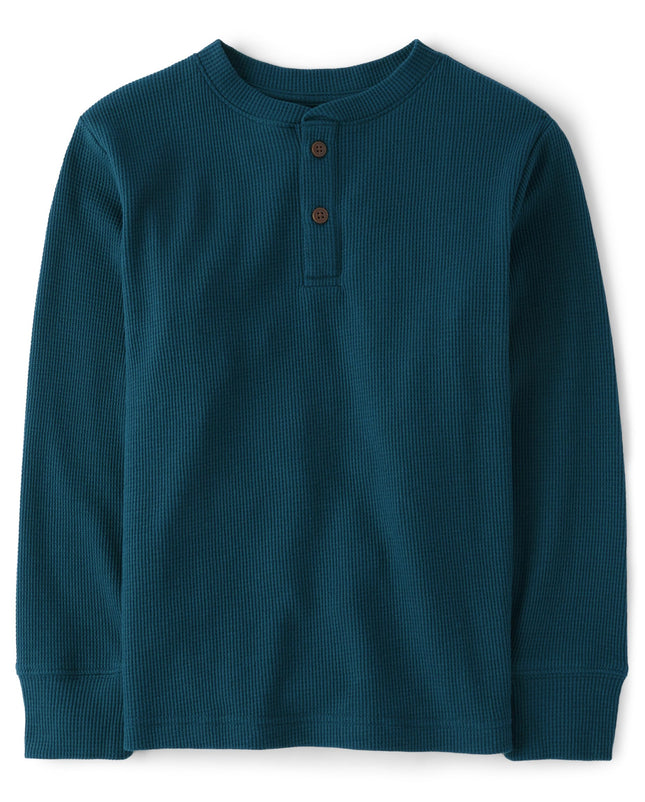 The Children's Place Boys' Long Sleeve Thermal Hen