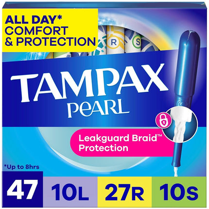 Tampax Pearl Plastic Tampons, Multipack, Light/Reg