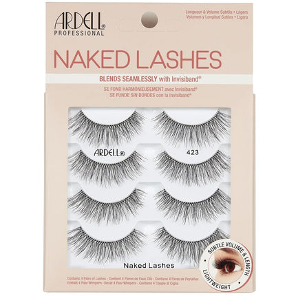 Ardell Naked Lashes Natural 423 with Invisiband – 