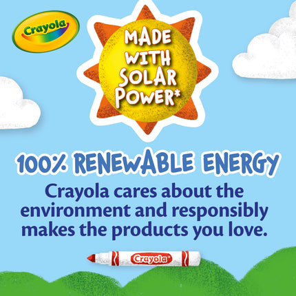 Marcadores lavables negros de Crayola, de trazo grueso, 12 unidades