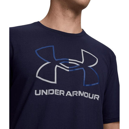 Ua Mens Ua Gl Foundation Update Ss Midnight Navy / Royal / Steel Md